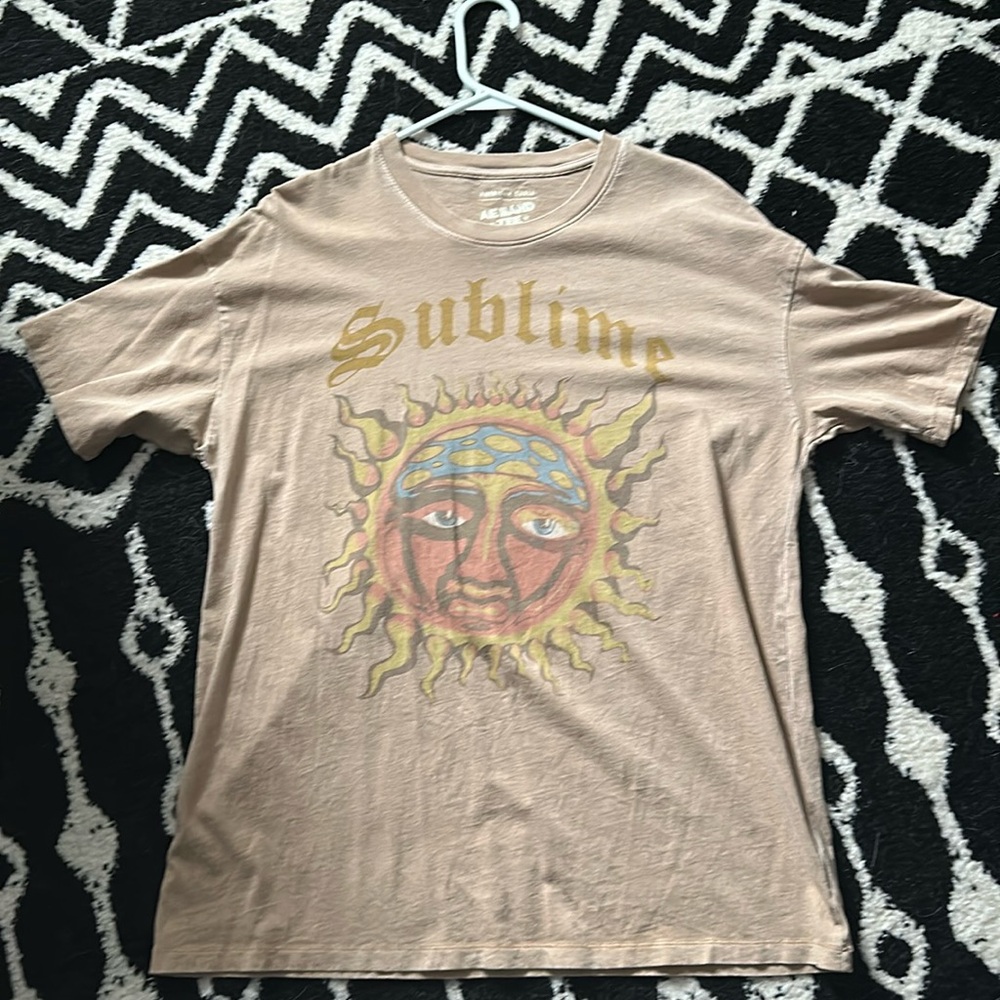 American Eagle Sublime Oversized Band Tee